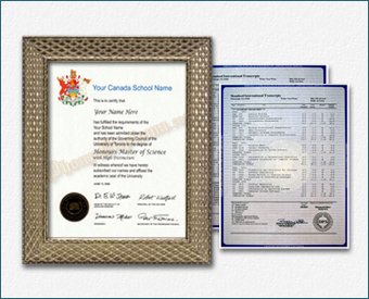 International College Diploma and Transcripts, Canada Design #2 Col Can 2 D+T